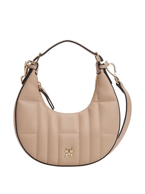 Borsetta beige in poliuretano Tommy Hilfiger | AW0AW17635AFE